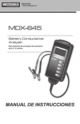 Midtronics MDX-645 Manual De Instrucciones