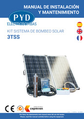 PYD Electrobombas 3TSS Manual De Instalación Y Mantenimiento