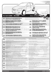 ECS Electronics KI-035-BB Instrucciones De Montaje