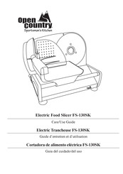 Open Country FS-130SK Guía Del Cuidado/Del Uso