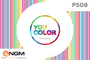NGM You Color P508 Manual De Instrucciones