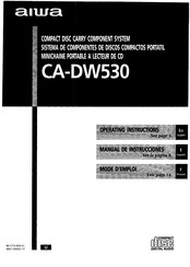 Aiwa CA-DW530 Manual De Instrucciones