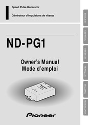 Pioneer ND-PG1 Manual Del Propietário