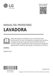 LG F4WR7011AGW Manual Del Propietário