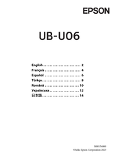 Epson UB-U06 Manual De Usuario