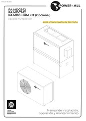 Power-all PA MDC7-12 Manual De Instalacion Operación Y Mantenimiento