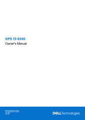 Dell Technologies XPS 13 9340 Manual De Instrucciones