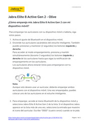 Jabra ELITE 8 ACTIVE Guia De Inicio Rapido