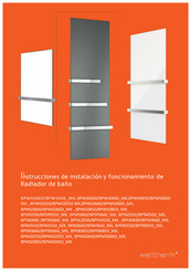 welltherm BPMG0850 Instrucciones De Instalación Y Funcionamiento