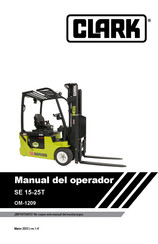 Clark SE 15T Manual Del Operador