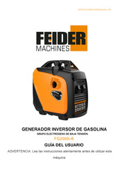 FEIDER Machines FG2000i-B Guia Del Usuario