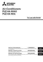 Mitsubishi Electric Mr.Slim PUZ-A NHA5 Serie Manual De Instalación