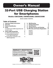 Eaton TRIPP-LITE CSDXB32USB Manual Del Propietário