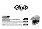 Arai XD-5 Instrucciones De Funcionamiento