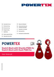 POWERTEX PSBS-S2/2T-75-10 Instrucciones De Uso