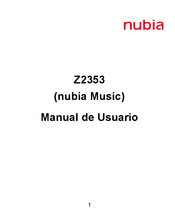 Nubia Music Z2353 Manual De Usuario