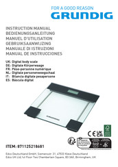 Grundig 871125218681 Manual De Instrucciones