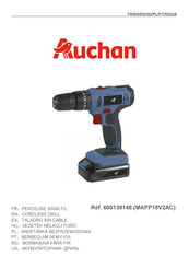 Auchan 600138148 Manual Del Usuario