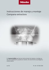 Miele DAS 4940 Instrucciones De Manejo Y Montaje