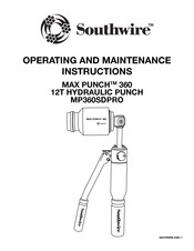 Southwire MP360SDPRO Funcionamiento Y Mantenimiento