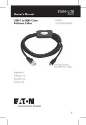 Eaton TRIPP LITE U209-006-RJ45XC Manual Del Propietário