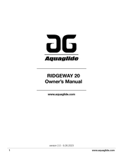 Aquaglide RIDGEWAY 20 Manual Del Usuario