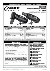 Sunex Tools SX307B Instrucciones De Operación