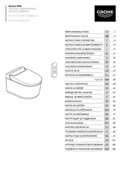 LIXIL GROHE Sensia PRO 36508SH0 Instrucciones De Mantenimiento