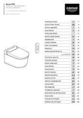 LIXIL GROHE Sensia PRO 36508SH0 Guía Rápida