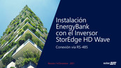 SolarEdge EnergyBank StorEdge HD Wave SE6000H-RWS00BNO4 Instalación