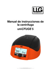 LLG uniCFUGE 5 Manual De Instrucciones