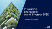 SolarEdge EnergyBank EVSE SE5000H-RW000BNV4 Instalación