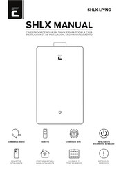 ECCOTEMP SHLX Instrucciones De Instalación, Uso Y Mantenimiento