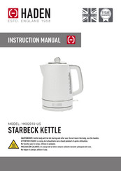 Haden STARBECK HK02010-US Manual De Instrucciones