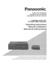 Panasonic CX-DP801EUC Manual De Instrucciones