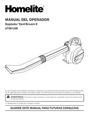 Homelite UT08120D Manual Del Operador