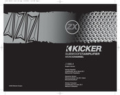 Kicker ZX300.1 Manual Del Propietário