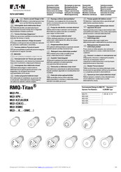 Eaton RMQ-Titan M22-XPV Instrucciones De Montaje