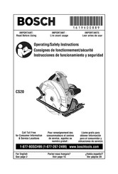 Bosch CS20 Instrucciones De Funcionamiento Y Seguridad