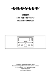 Crosley Finn Radio CR3504A Manual De Instrucciones