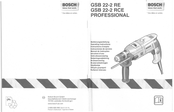 Bosch GSB 22-2 RE Professional Instrucciones De Servicio