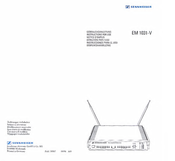 Sennheiser EM 1031-V Instrucciones Para El Uso