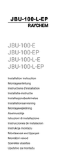 Raychem JBU-100-E Instrucciones De Instalación