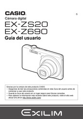 Casio EXILIM EX-Z690 Guia Del Usuario