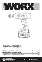 Worx STEAM STORM WX770L Serie Manual De Instrucciones