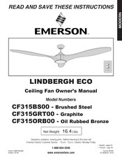 Emerson LINDBERGH ECO CF315GRT00 Manual Del Usuario