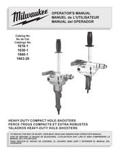 Milwaukee 1660-1 Manual Del Operador