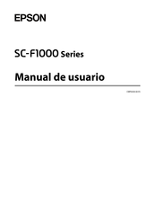 Epson SC-F1030 Manual Del Usuario