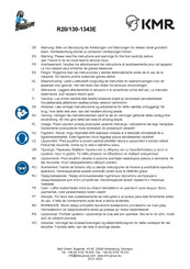 BEA KMR R20/130-1343E Instrucciones De Uso Específicas