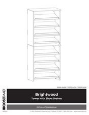 ClosetMaid Brightwood 10000-04161 Instrucciones De Instalación